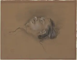 Head of the Fallen Jockey (study for "Scene from the Steeplechase: The Fallen Jockey")