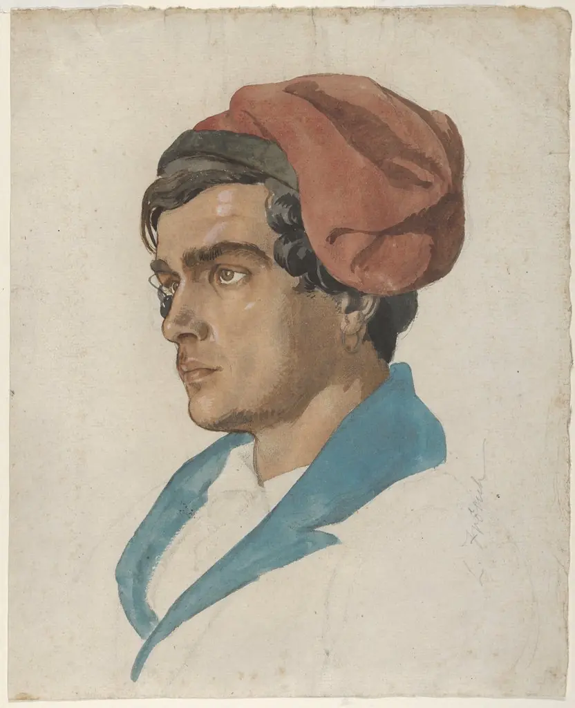 Head Study of a Fisherman from Capri