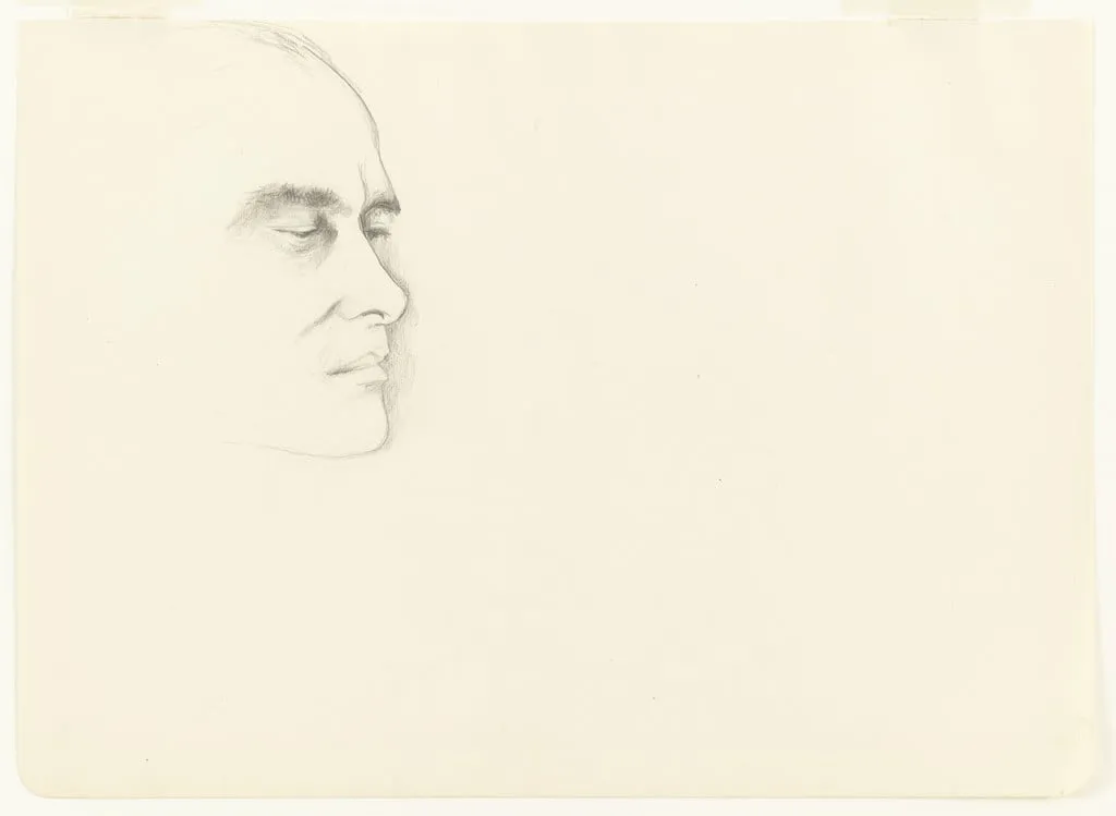 Untitled, by Hedda Sterne, graphite, 1950