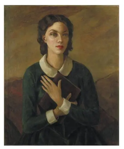Dorothy Black as Emily Brontë in <i>The Brontës</i> by Alfred Sangster, by Hedwig Esther Pillitz