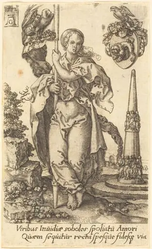 Charity, by Heinrich Aldegrever