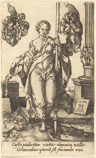 Chastity, by Heinrich Aldegrever
