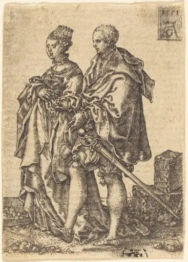 Dancing Couple, by Heinrich Aldegrever