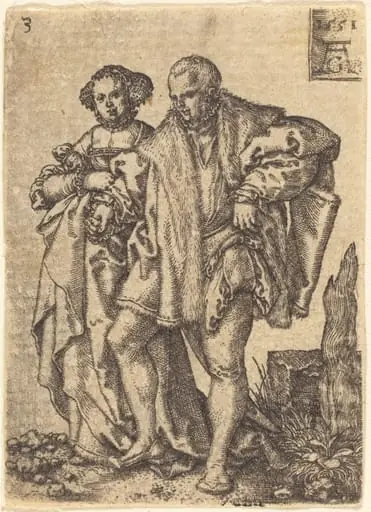 Dancing Couple, by Heinrich Aldegrever