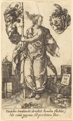 Diligence, by Heinrich Aldegrever