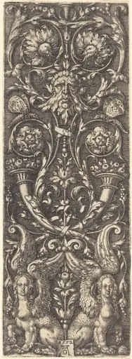 High Fruits with Ornaments, by Heinrich Aldegrever