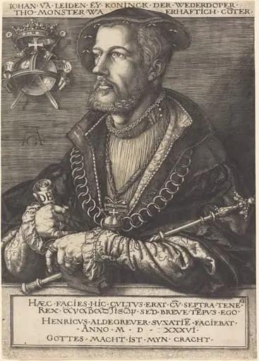 Jan van Leyden, by Heinrich Aldegrever