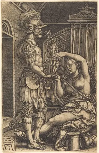Jason and Medea, by Heinrich Aldegrever