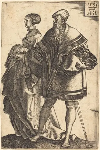 Large Wedding Dancers, by Heinrich Aldegrever