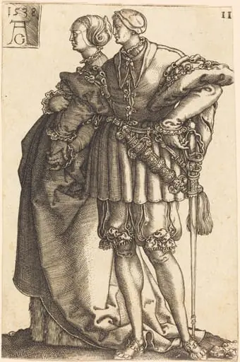 Large Wedding Dancers, by Heinrich Aldegrever