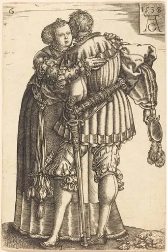 Large Wedding Dancers, by Heinrich Aldegrever
