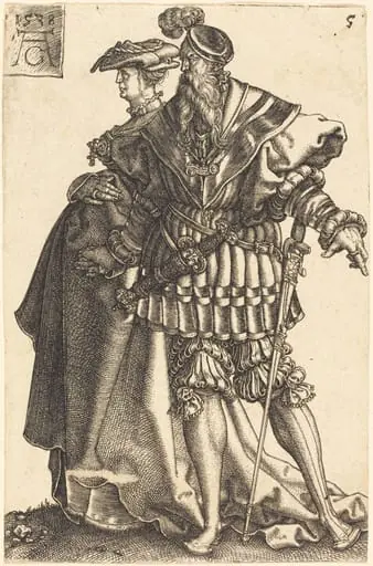 Large Wedding Dancers, by Heinrich Aldegrever