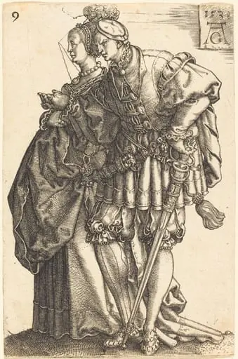 Large Wedding Dancers, by Heinrich Aldegrever
