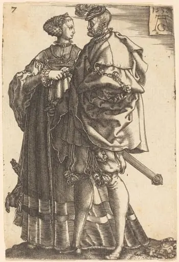 Large Wedding Dancers, by Heinrich Aldegrever
