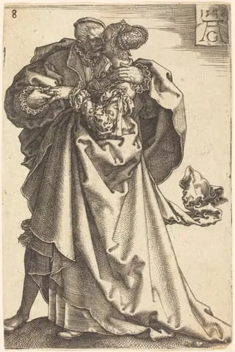 Large Wedding Dancers, by Heinrich Aldegrever