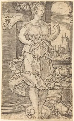 Luna, by Heinrich Aldegrever