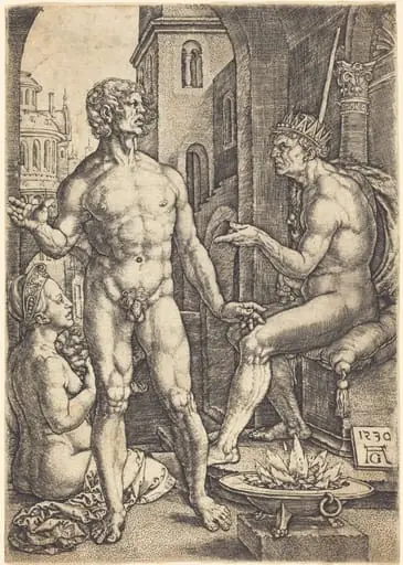 Mucius Scaevola, by Heinrich Aldegrever