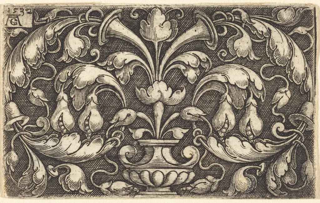 Ornament, by Heinrich Aldegrever, 1532