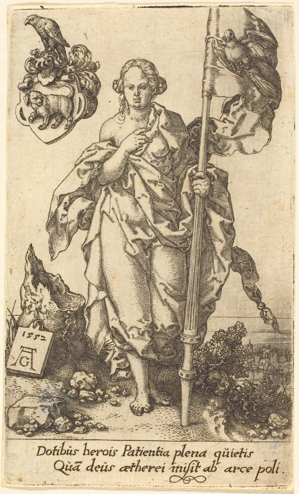 Patience, by Heinrich Aldegrever, 1552