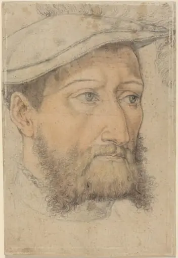 Portrait of a Bearded Man with a Beret, by Heinrich Aldegrever