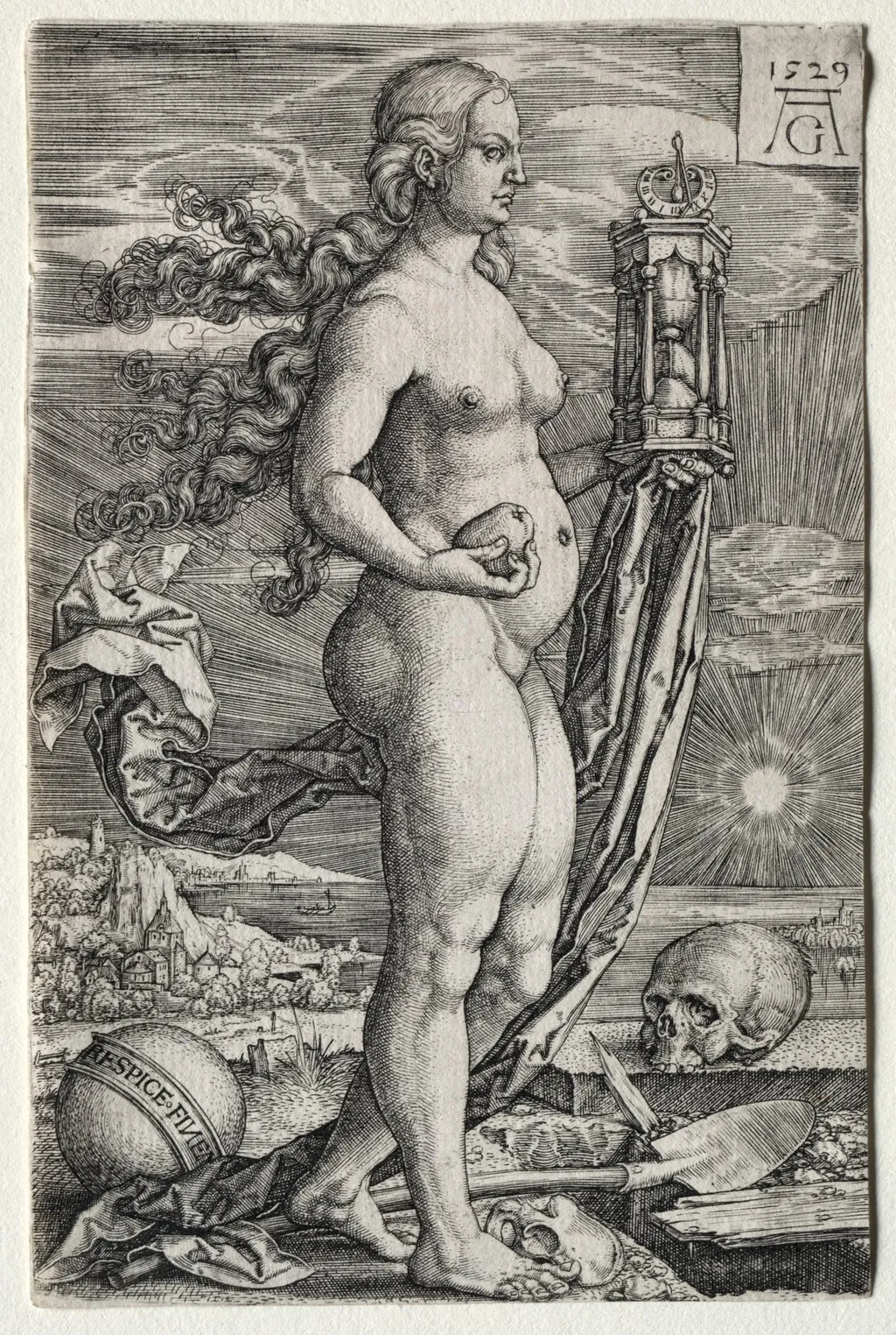 Respice Finem, by Heinrich Aldegrever, 1529