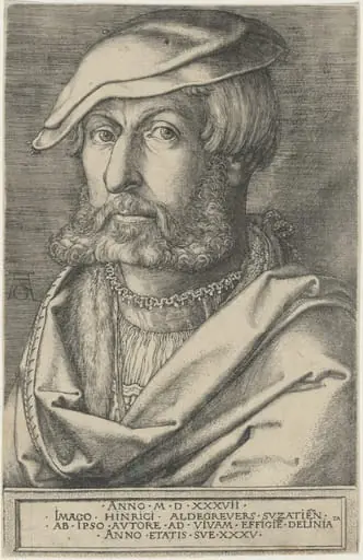 Self-Portrait, by Heinrich Aldegrever