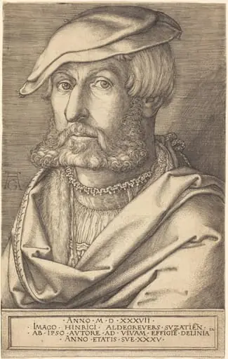Self-Portrait, by Heinrich Aldegrever