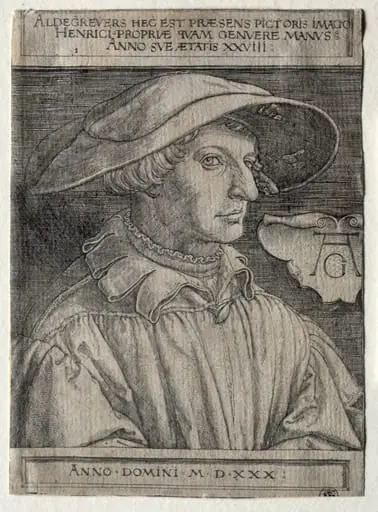 Self-Portrait, by Heinrich Aldegrever