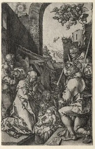 The Adoration of the Shepherds, by Heinrich Aldegrever