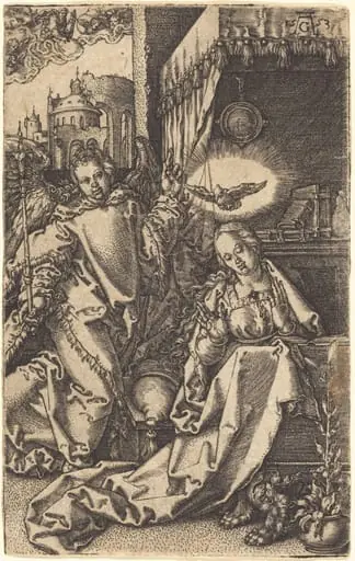 The Annunciation, by Heinrich Aldegrever