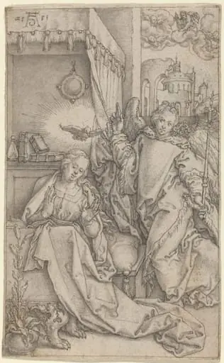 The Annunciation, by Heinrich Aldegrever