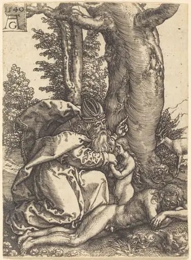 The Creation of Eve, by Heinrich Aldegrever