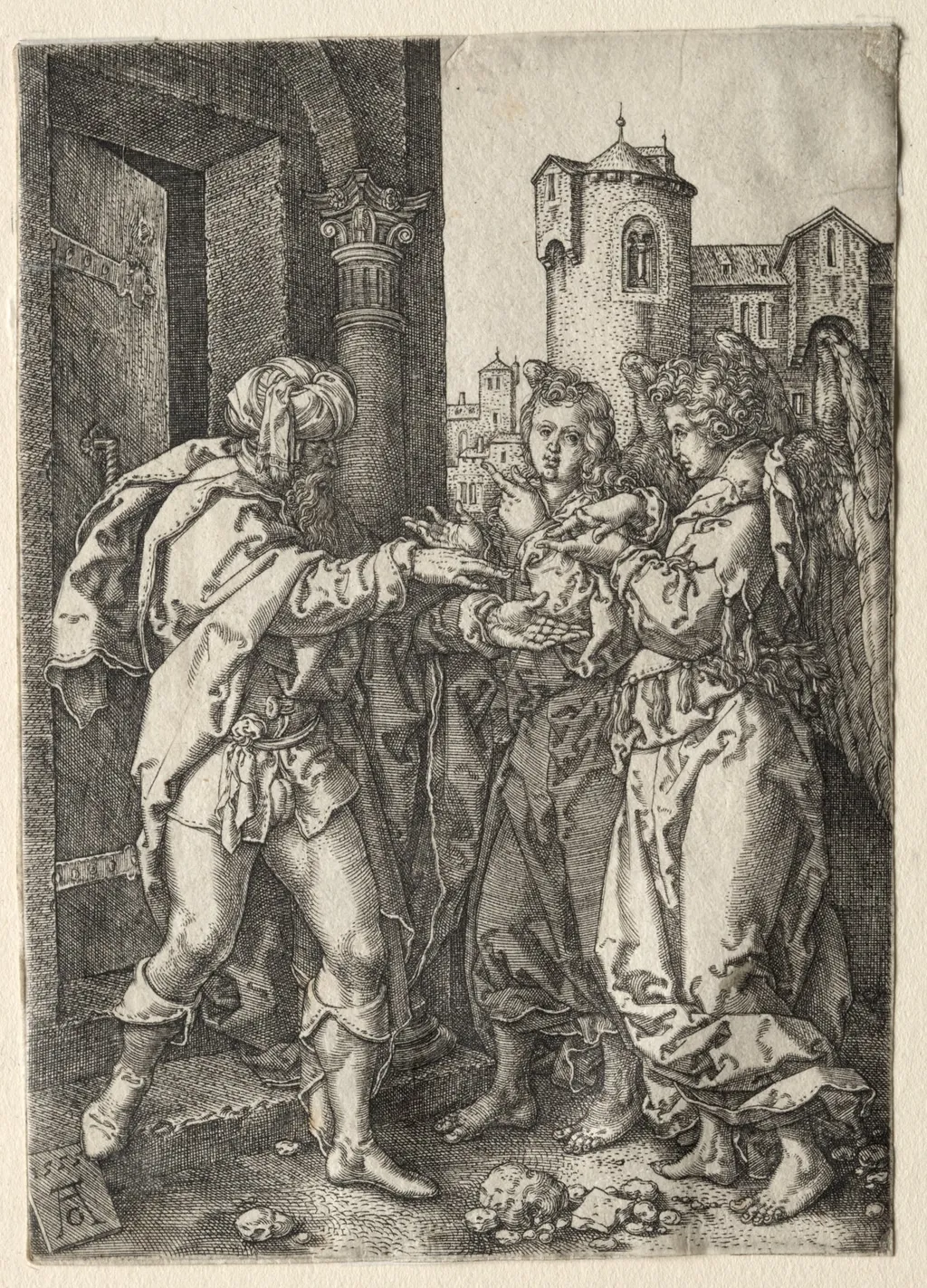 The Story of Lot, by Heinrich Aldegrever, 1555