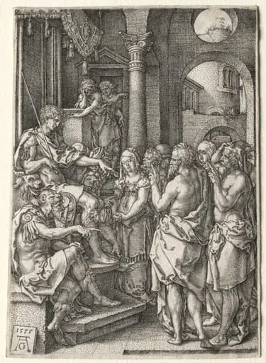 The Story of Susanna: Susanna Accused of Adultery, by Heinrich Aldegrever