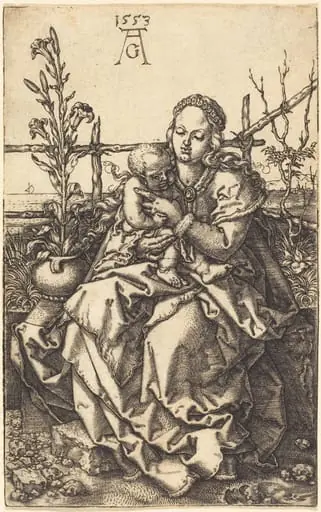 The Virgin Seated, by Heinrich Aldegrever
