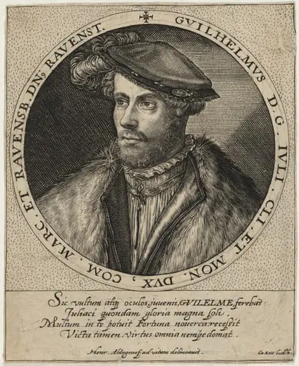 William V, Duke of Julich and Cleves, by Heinrich Aldegrever