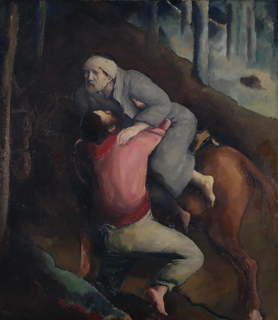 Der barmherzige Samariter. 2. Fassung, by Heinrich Altherr