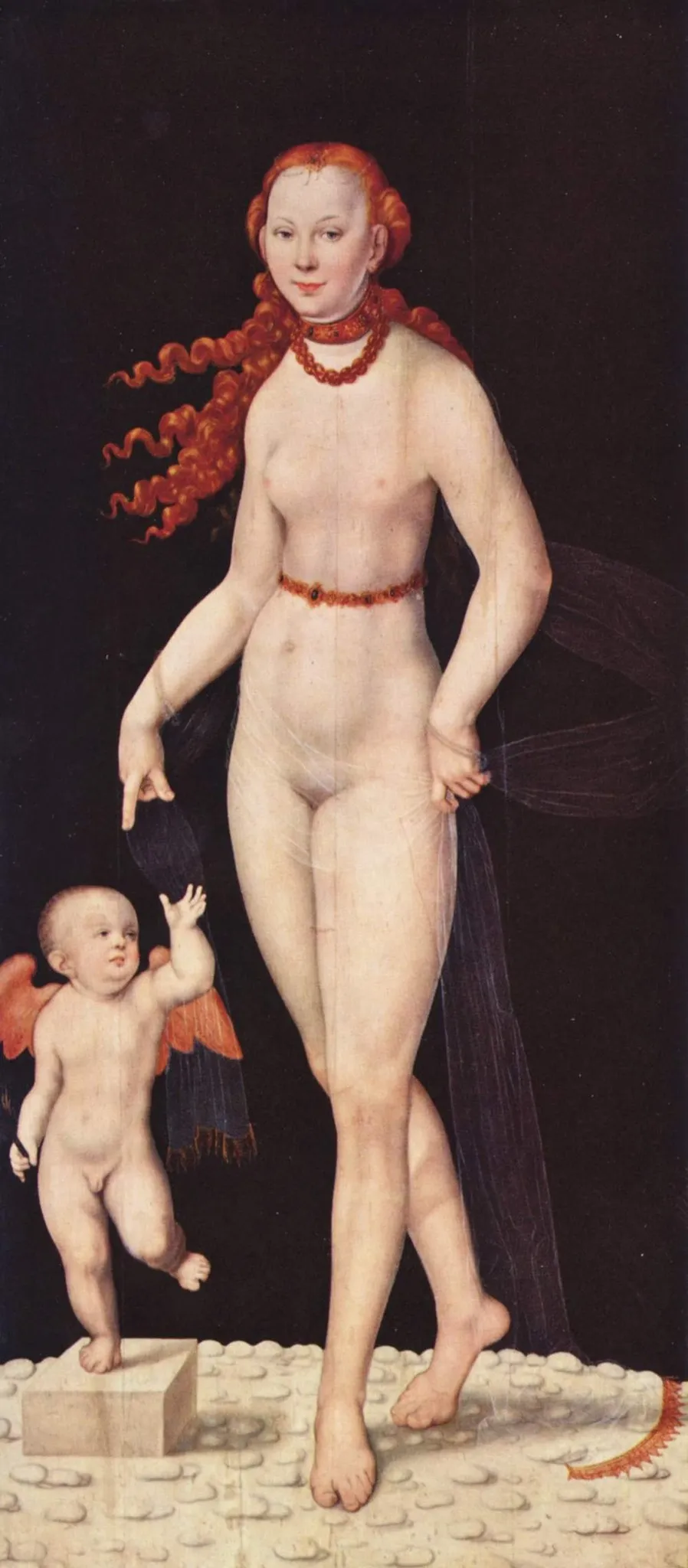 Venus and Cupid, by Heinrich Bollandt, oil, 1625