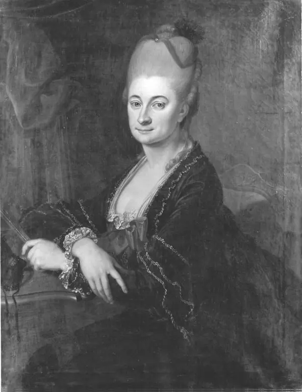 Maria Amalia of Zweibrücken-Birkenfeld, by Heinrich Carl Brandt