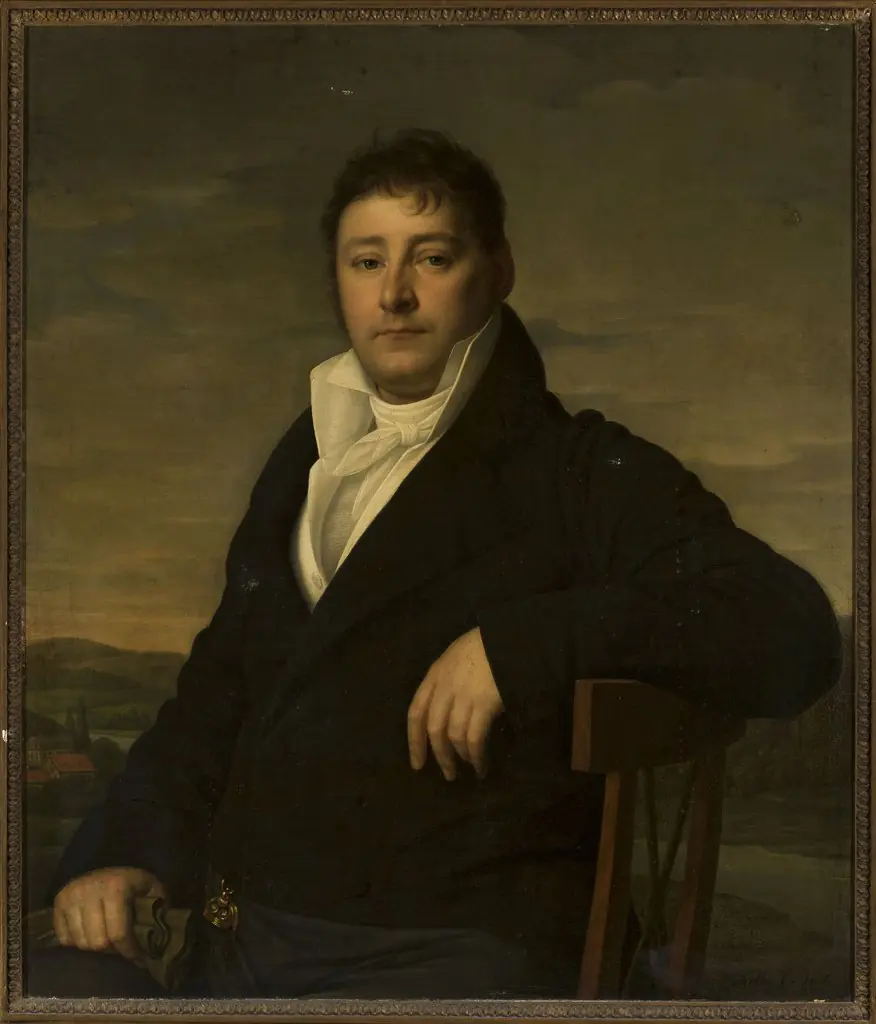 Portrait of Valentin Hellmann, by Heinrich Christoph Kolbe