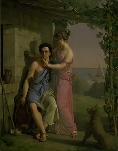 The Origin of Painting, by Heinrich Eddelien