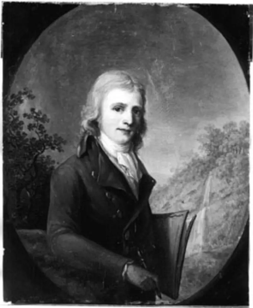 Bildnis des Landschaftsmalers Caspar Rahn, by Heinrich Freudweiler