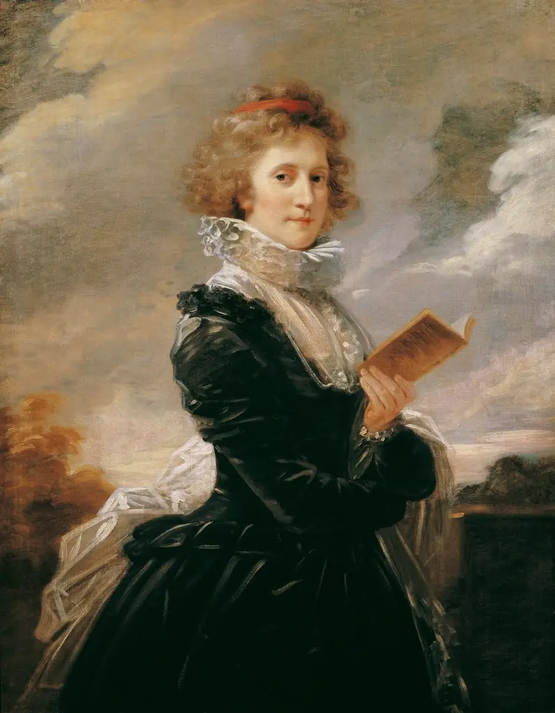 The actress Josefa Hortensia Füger, the wife of the artist, by Heinrich Füger