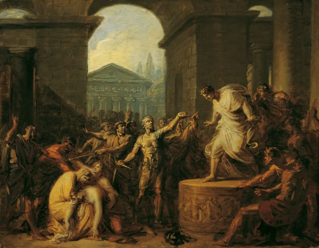 The Death of Virginia, by Heinrich Füger