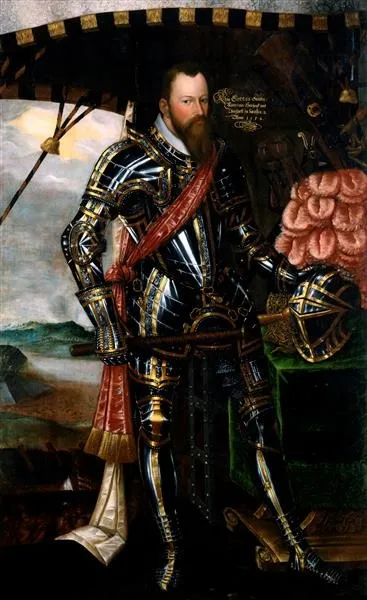 Kurfürst Moritz von Sachsen (1521-1553), by Heinrich Göding, oil, 1590