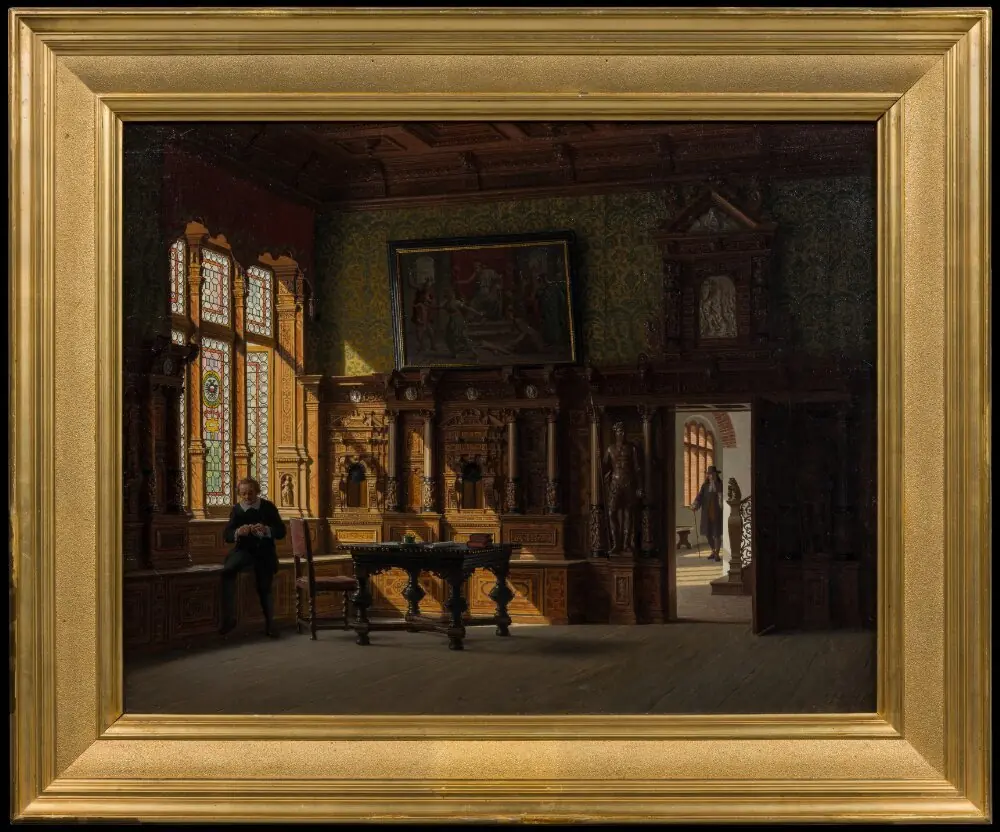 The City Hall in Lübeck. Interior, by Heinrich Hansen