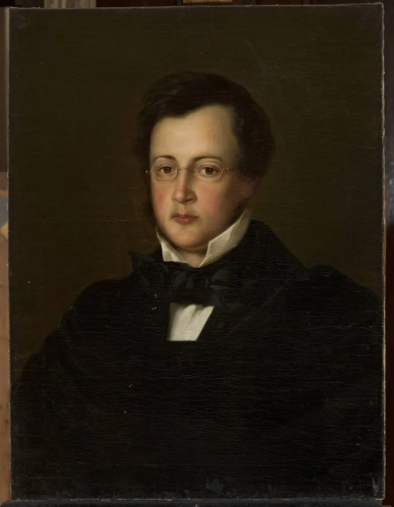 Portrait of Konstanty Świdziński (d. 1855), by Heinrich Hollpein