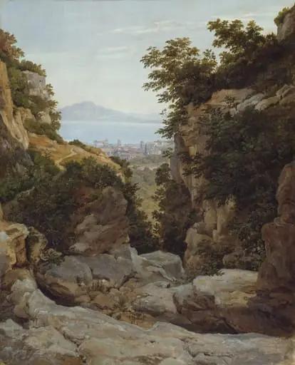 Italian Landscape, by Heinrich Reinhold