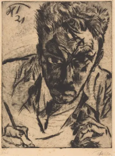 Self-Portrait, by Heinrich Tischler