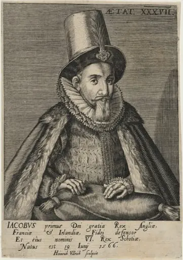 James I as James VI of Scotland, by Heinrich Ullrich